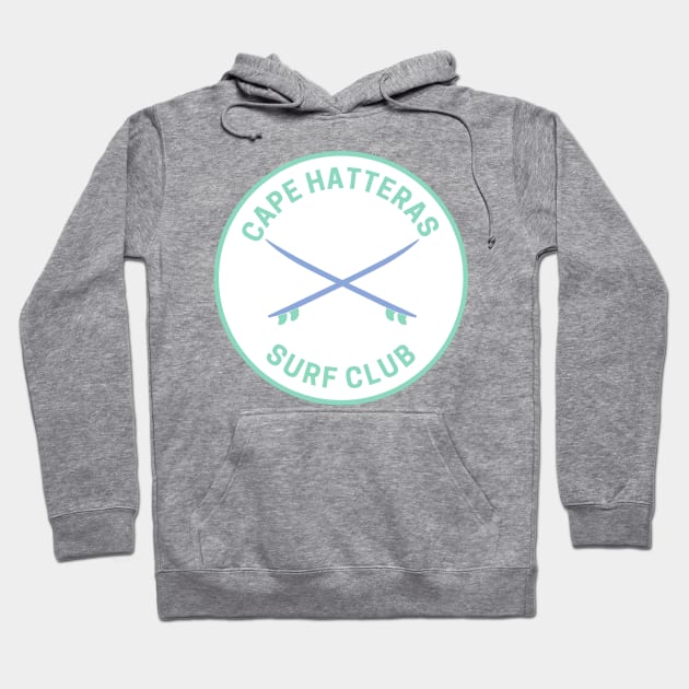 Vintage Cape Hatteras Surf Club Hoodie by fearcity